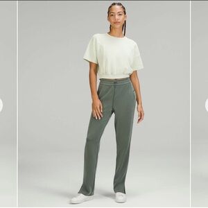 Lululemon • Brushed Softstreme Split-Hem High-Rise Pant • Size 12
